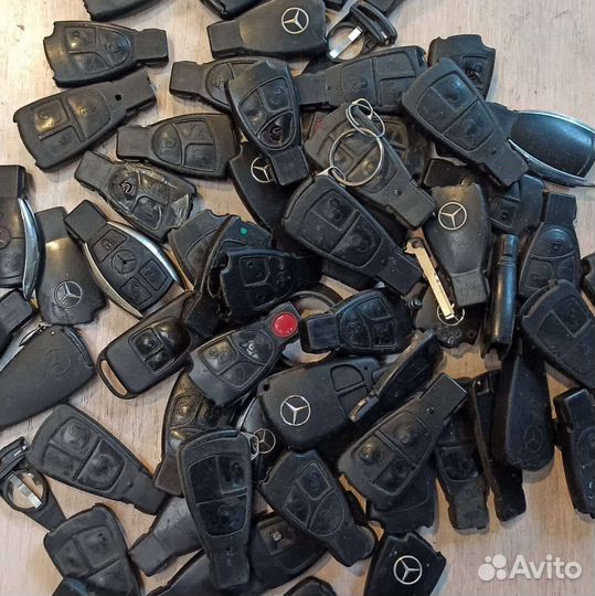Ремонт ключа мерседес рыбка или прописка нового