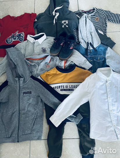 Пакетом вещи на мальчика116