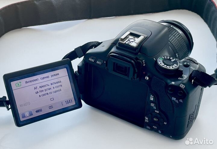 Зеркальный фотоаппарат canon 600d kit efs 18-55 mm