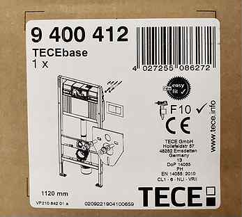 Комплект инсталляции tece 9400412 с Кнопкой