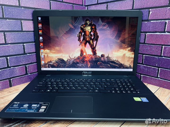Огромный игровой Asus 17.3 i5 GeForce 4Gb