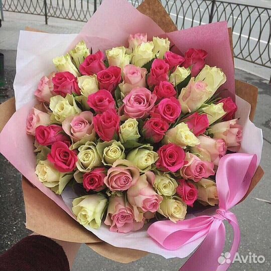 Купить букет роз, розы и пионы с доставкой