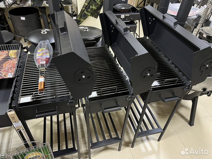 Мангал барбекю коптильня