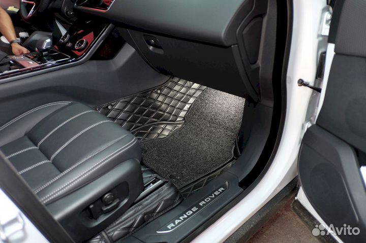 3D коврики из экокожи Range Rover