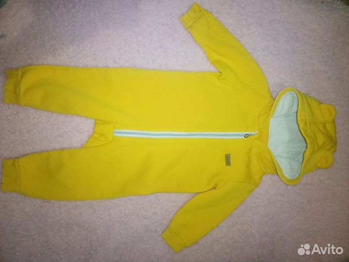 Комплект шапочка и комбинезон 