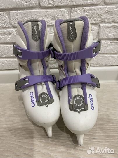 Коньки раздвижные 32-34 р