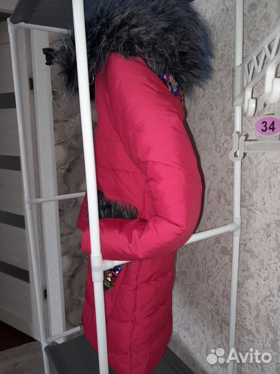 Куртка зимняя на девочку 122 128