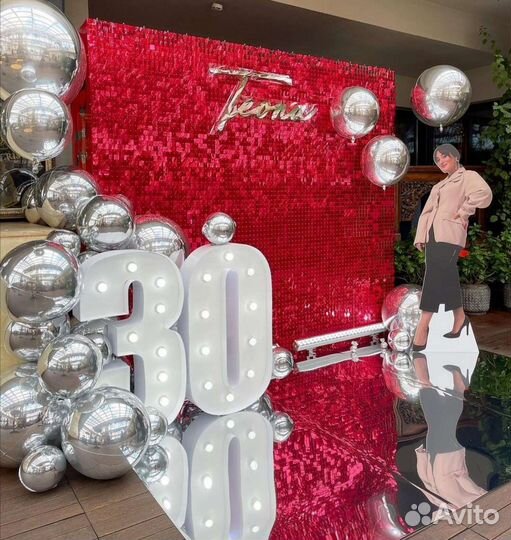 Фотозона на день рождения, юбилей, выпускной