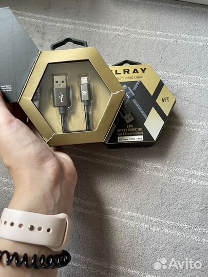 Usb lightning Кабель айфон elray металлический