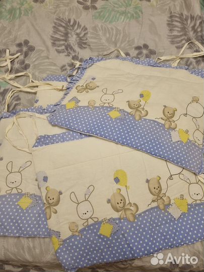 Бампер для детской кроватки