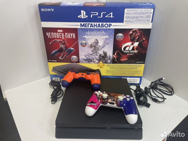 Игровые приставки Sony Playstation 4 slim 1TB (CUH