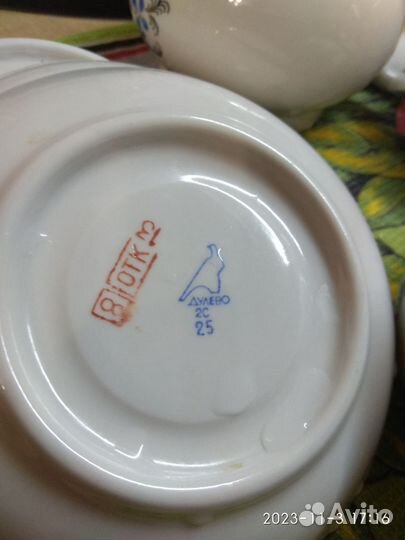 Сервизы чайные винтаж СССР