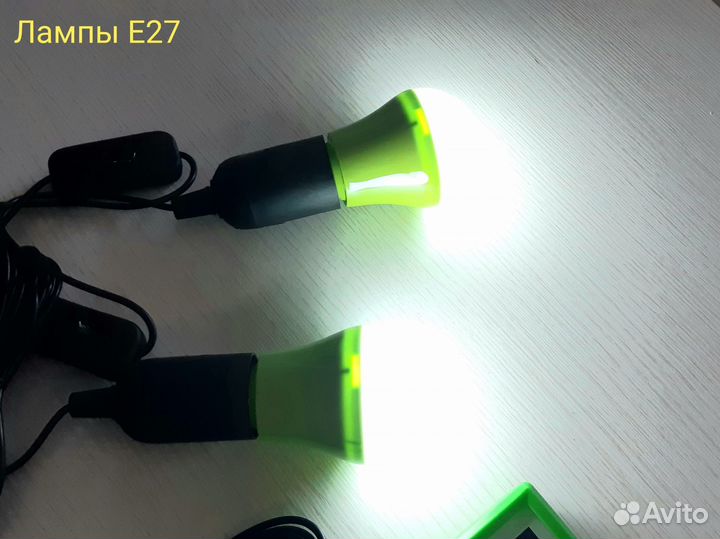 Мини Солнечная станция 12v. С лампами