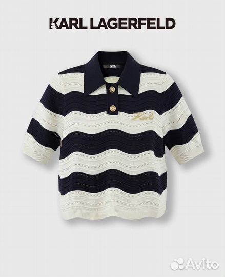 Новое Поло футболка karl lagerfeld оригинал