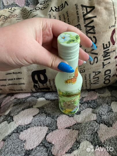 Бутылка декупаж