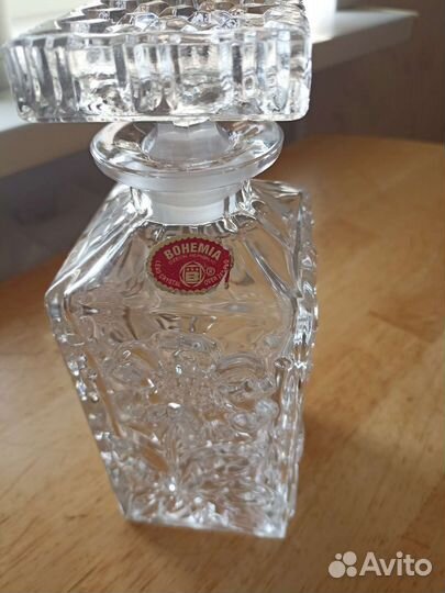 Штоф хрустальный богемия