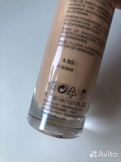 Тональный крем kiko insta moisture 4.5G