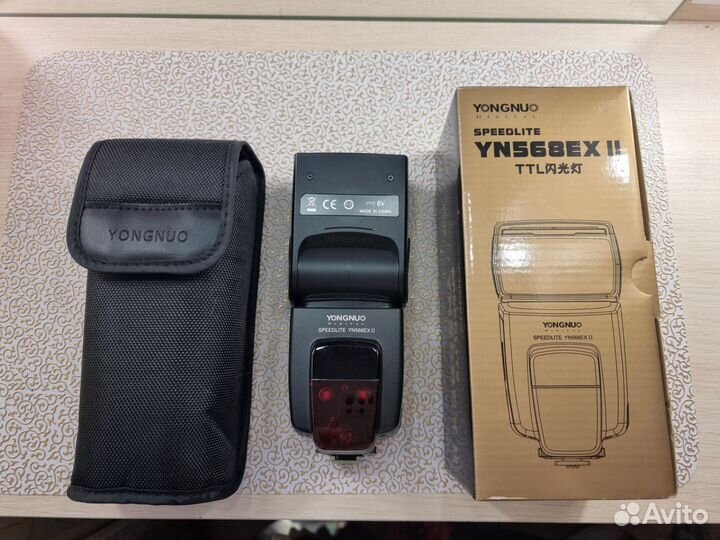 Фотовспышка yongnuo speedlite yn-568ex ii canon