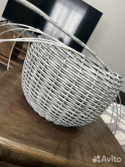 Кашпо из ротанга, плету на заказ
