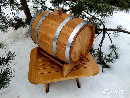 Бочка дубовая