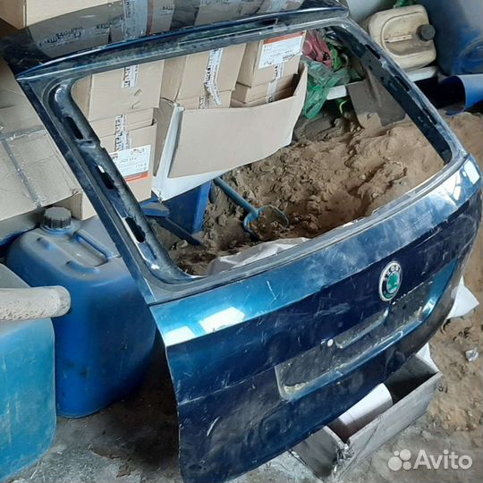 Крышка багажника skoda superb 2 универсал