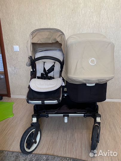 Коляска для двойни или погодок bugaboo donkey twin