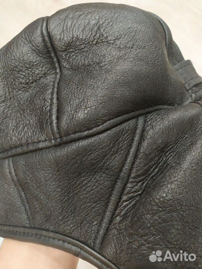 Кепка танкетка из натур.кожи унисекс