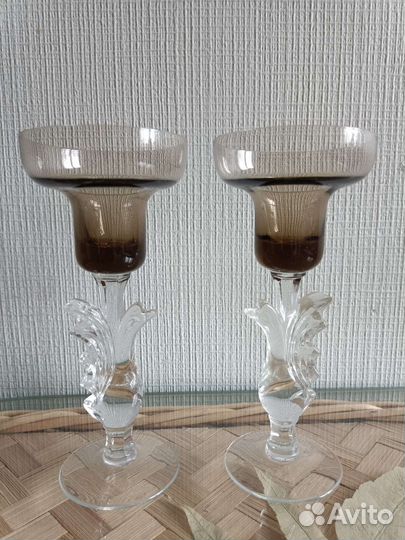 Подсвечники.Гусь- хрустальный.ссср