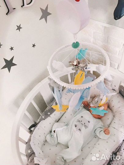 Детская кровать для новорожденных