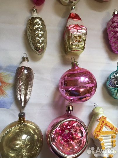 Елочные игрушки СССР одним лотом
