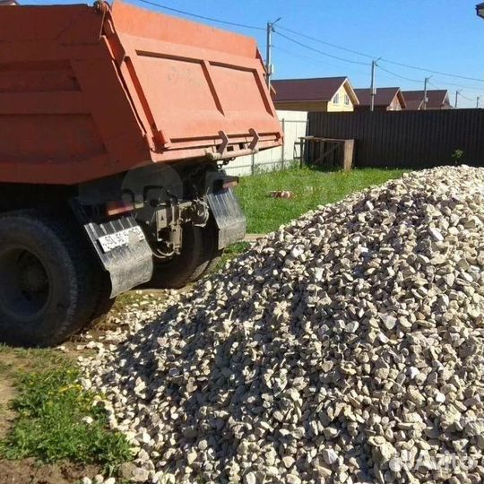 Гравий 5-20 20-40 доставка самосвалом