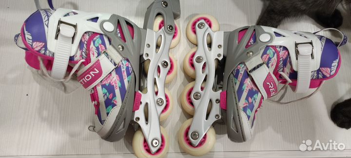 Роликовые коньки Reaction + защита в подарок