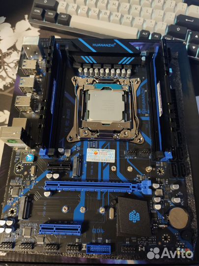 Материнская плата x99-qd4/процессор 2667v4/ 16 гб