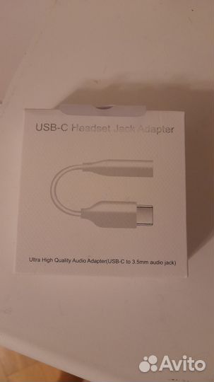 Переходник usb type c на аудио джек 3,5