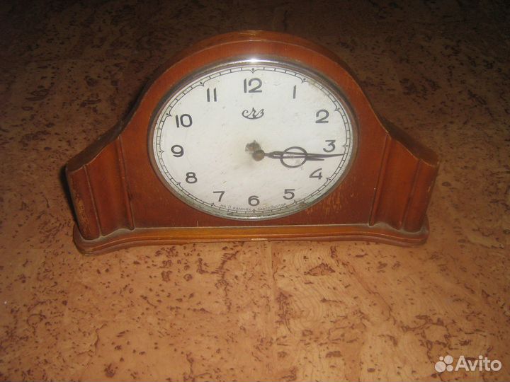 Часы настольные каминные счз СССР 11 камней