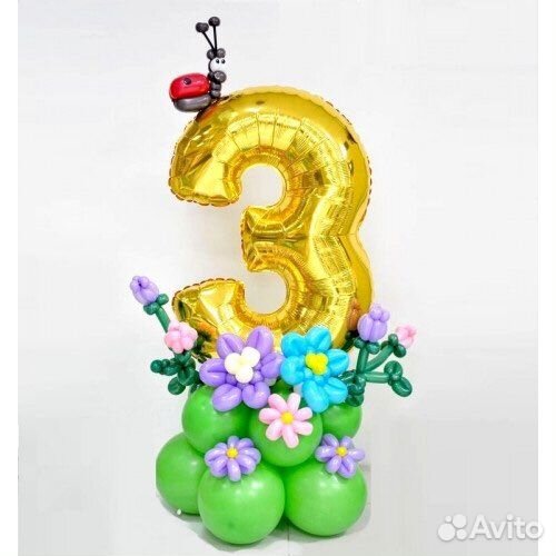 Воздушные шары цифры