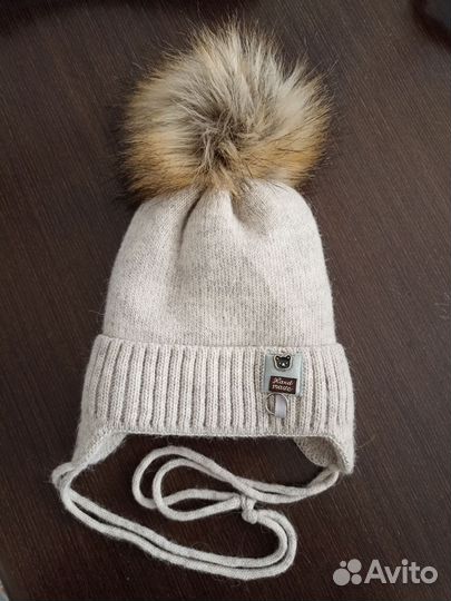 Шапка зимняя для девочки 44 46