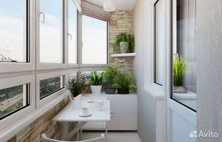 Окна на балкон