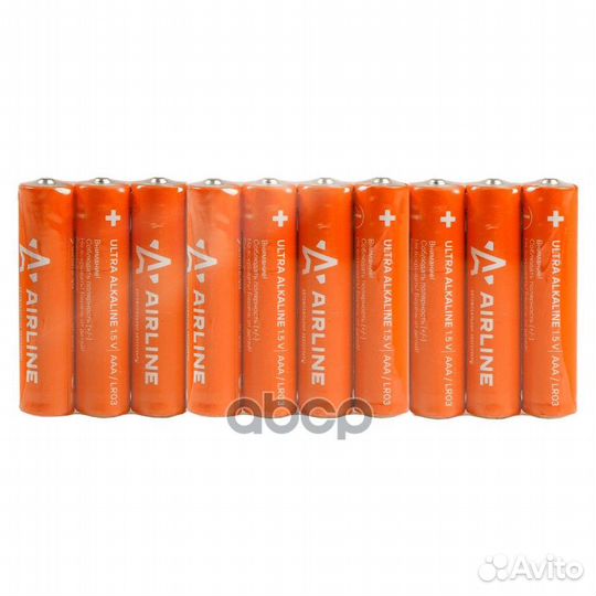 Батарейки LR03/AAA щелочные 10 шт. (AAA-10) AAA