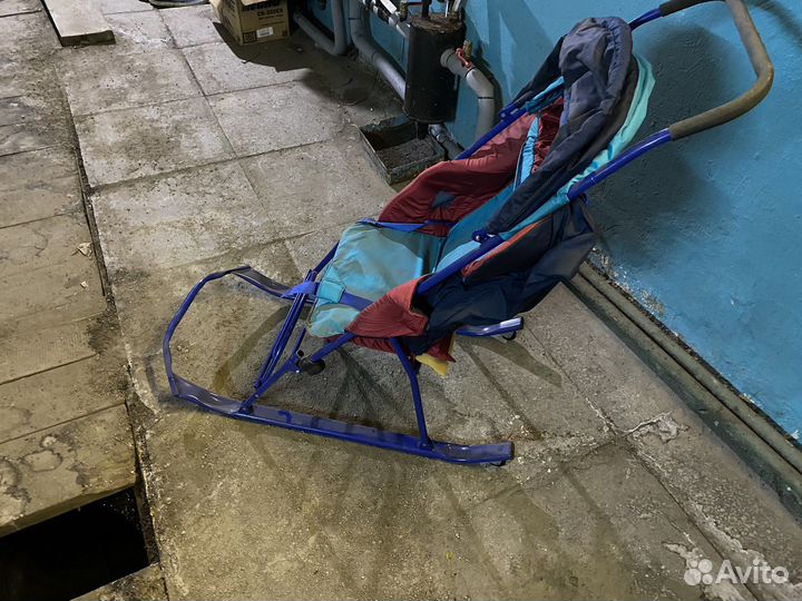 Коляска санки