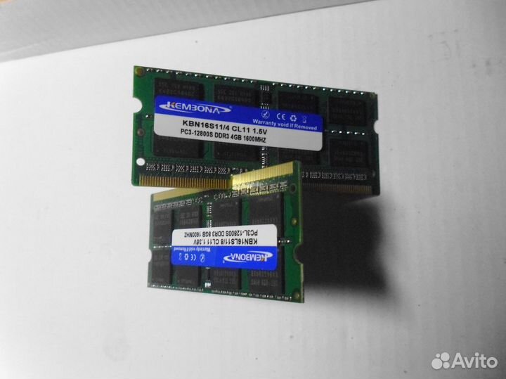 Ddr3 4gb-8gb (4-8гб) ноутбук-компьютер