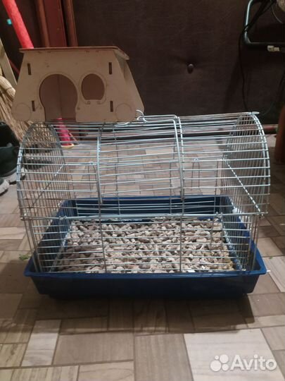 Клетка для хомяка, с домиком