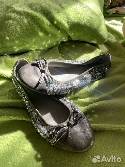 Балетки натуральная кожа новые
