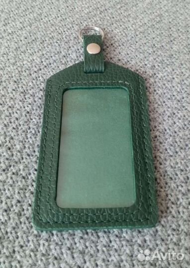 Обложка для пропуска из натуральной кожи