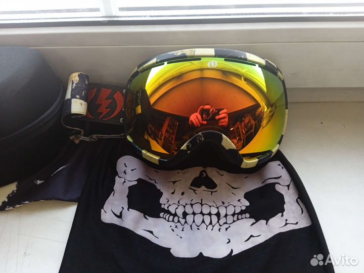 Маска для сноуборда electric EG2-Т+перчиQuiksilver