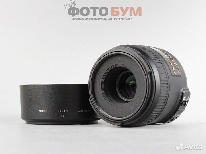 Объектив Nikon AF-S 40mm f2.8G Micro DX