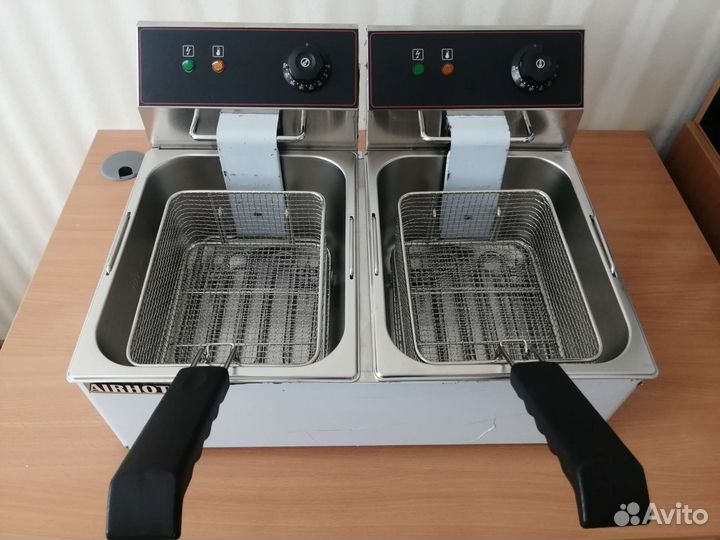 Фритюрница новая airhot EF6+6