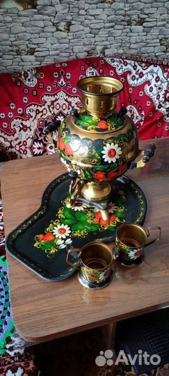 Самовар СССР хохлома набор