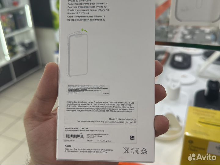 Чехол iPhone 13 clear case оригинал