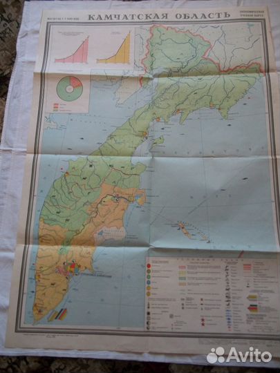 Карта Камчатская область
